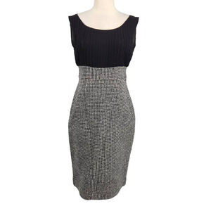 Anthropologie Sparrow Houndstooth Merino Wool Dress